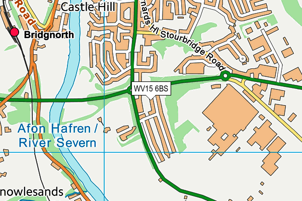 WV15 6BS map - OS VectorMap District (Ordnance Survey) WV15 6BS map - OS VectorMap District (Ordnance Survey)