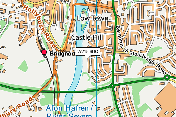 WV15 6DQ map - OS VectorMap District (Ordnance Survey)