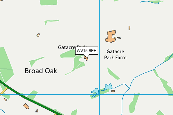 WV15 6EH map - OS VectorMap District (Ordnance Survey)