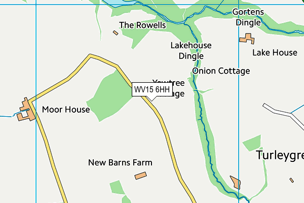 WV15 6HH map - OS VectorMap District (Ordnance Survey)