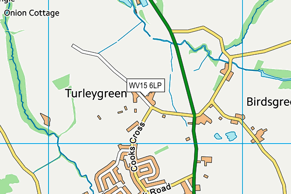 WV15 6LP map - OS VectorMap District (Ordnance Survey) WV15 6LP map - OS VectorMap District (Ordnance Survey)