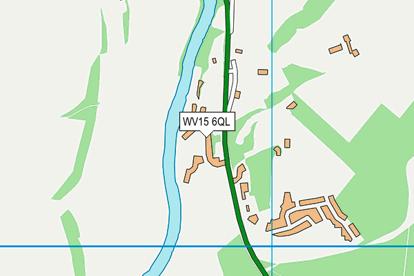 WV15 6QL map - OS VectorMap District (Ordnance Survey) WV15 6QL map - OS VectorMap District (Ordnance Survey)