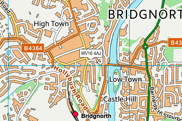 WV16 4AJ map - OS VectorMap District (Ordnance Survey) WV16 4AJ map - OS VectorMap District (Ordnance Survey)