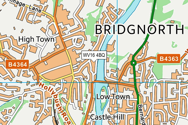 WV16 4BQ map - OS VectorMap District (Ordnance Survey) WV16 4BQ map - OS VectorMap District (Ordnance Survey)