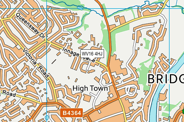 WV16 4HJ map - OS VectorMap District (Ordnance Survey) WV16 4HJ map - OS VectorMap District (Ordnance Survey)