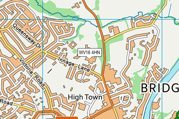 WV16 4HN map - OS VectorMap District (Ordnance Survey) WV16 4HN map - OS VectorMap District (Ordnance Survey)