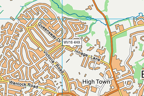 WV16 4HX map - OS VectorMap District (Ordnance Survey) WV16 4HX map - OS VectorMap District (Ordnance Survey)