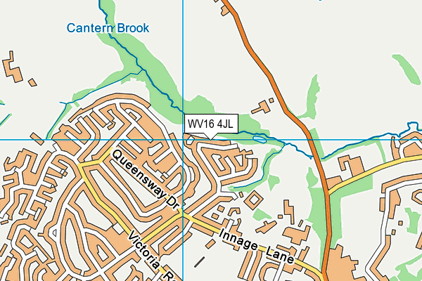 WV16 4JL map - OS VectorMap District (Ordnance Survey) WV16 4JL map - OS VectorMap District (Ordnance Survey)