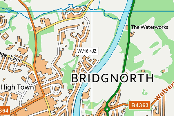 WV16 4JZ map - OS VectorMap District (Ordnance Survey) WV16 4JZ map - OS VectorMap District (Ordnance Survey)