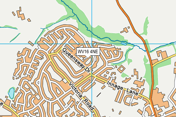 WV16 4NE map - OS VectorMap District (Ordnance Survey) WV16 4NE map - OS VectorMap District (Ordnance Survey)