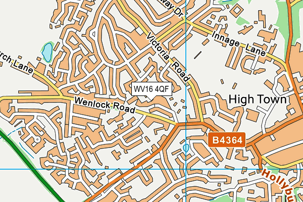 WV16 4QF map - OS VectorMap District (Ordnance Survey) WV16 4QF map - OS VectorMap District (Ordnance Survey)
