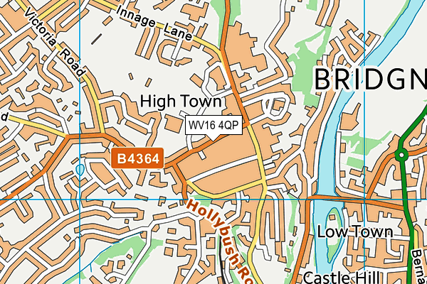 WV16 4QP map - OS VectorMap District (Ordnance Survey) WV16 4QP map - OS VectorMap District (Ordnance Survey)