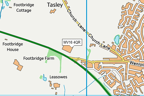 WV16 4QR map - OS VectorMap District (Ordnance Survey) WV16 4QR map - OS VectorMap District (Ordnance Survey)