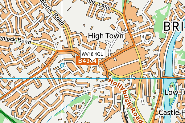 WV16 4QU map - OS VectorMap District (Ordnance Survey) WV16 4QU map - OS VectorMap District (Ordnance Survey)