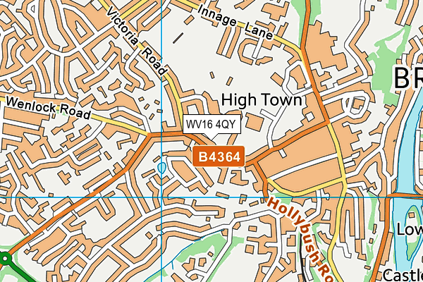 WV16 4QY map - OS VectorMap District (Ordnance Survey) WV16 4QY map - OS VectorMap District (Ordnance Survey)