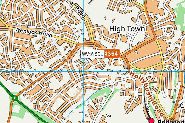 WV16 5DL map - OS VectorMap District (Ordnance Survey) WV16 5DL map - OS VectorMap District (Ordnance Survey)