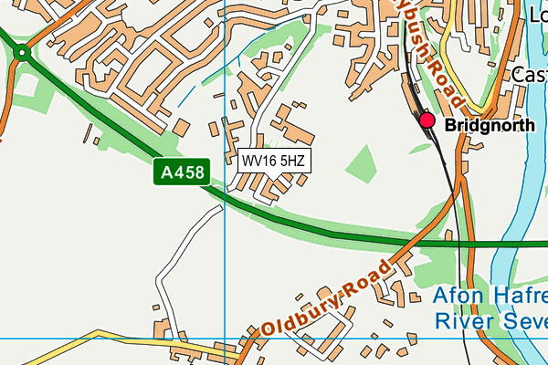 WV16 5HZ map - OS VectorMap District (Ordnance Survey) WV16 5HZ map - OS VectorMap District (Ordnance Survey)