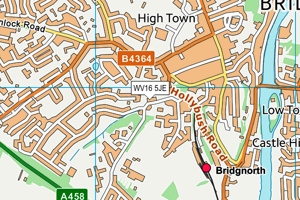 WV16 5JE map - OS VectorMap District (Ordnance Survey) WV16 5JE map - OS VectorMap District (Ordnance Survey)