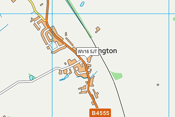 WV16 5JT map - OS VectorMap District (Ordnance Survey) WV16 5JT map - OS VectorMap District (Ordnance Survey)
