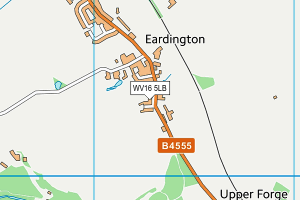 WV16 5LB map - OS VectorMap District (Ordnance Survey)