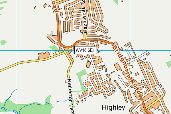 WV16 6EH map - OS VectorMap District (Ordnance Survey) WV16 6EH map - OS VectorMap District (Ordnance Survey)
