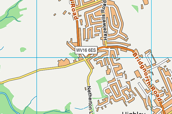 WV16 6ES map - OS VectorMap District (Ordnance Survey) WV16 6ES map - OS VectorMap District (Ordnance Survey)
