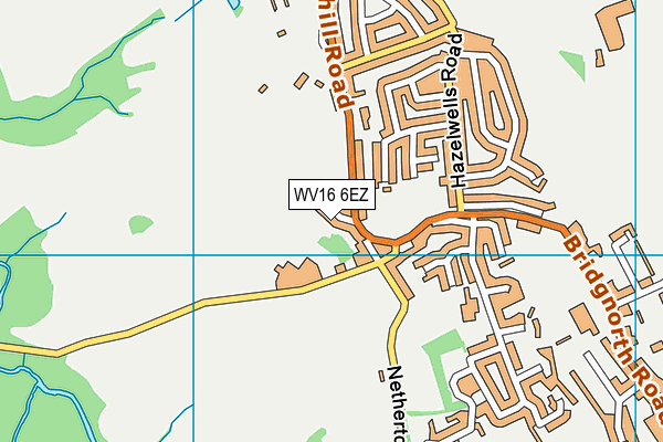 WV16 6EZ map - OS VectorMap District (Ordnance Survey) WV16 6EZ map - OS VectorMap District (Ordnance Survey)