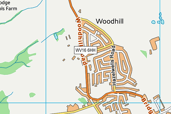 WV16 6HH map - OS VectorMap District (Ordnance Survey) WV16 6HH map - OS VectorMap District (Ordnance Survey)