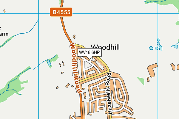 WV16 6HP map - OS VectorMap District (Ordnance Survey) WV16 6HP map - OS VectorMap District (Ordnance Survey)