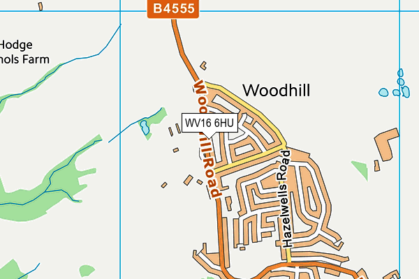 WV16 6HU map - OS VectorMap District (Ordnance Survey) WV16 6HU map - OS VectorMap District (Ordnance Survey)