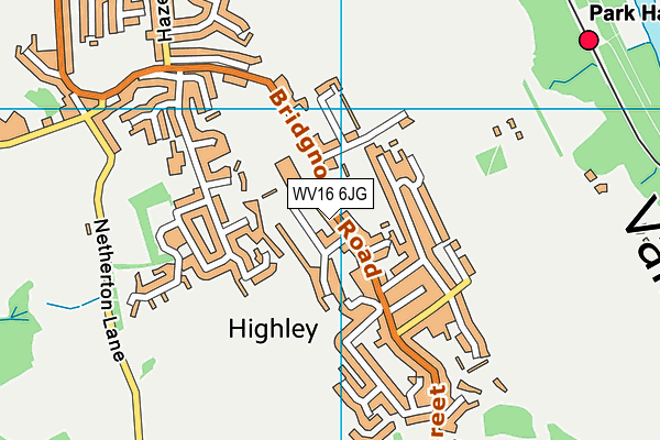 WV16 6JG map - OS VectorMap District (Ordnance Survey) WV16 6JG map - OS VectorMap District (Ordnance Survey)
