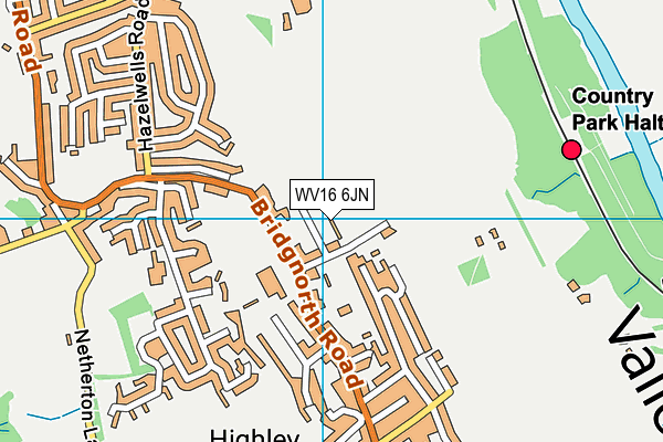 WV16 6JN map - OS VectorMap District (Ordnance Survey) WV16 6JN map - OS VectorMap District (Ordnance Survey)