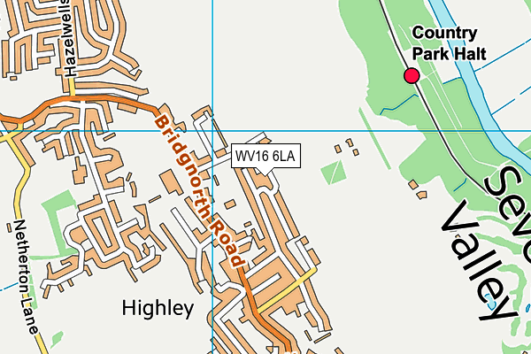 WV16 6LA map - OS VectorMap District (Ordnance Survey) WV16 6LA map - OS VectorMap District (Ordnance Survey)