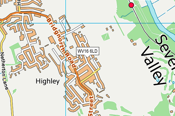 WV16 6LD map - OS VectorMap District (Ordnance Survey) WV16 6LD map - OS VectorMap District (Ordnance Survey)