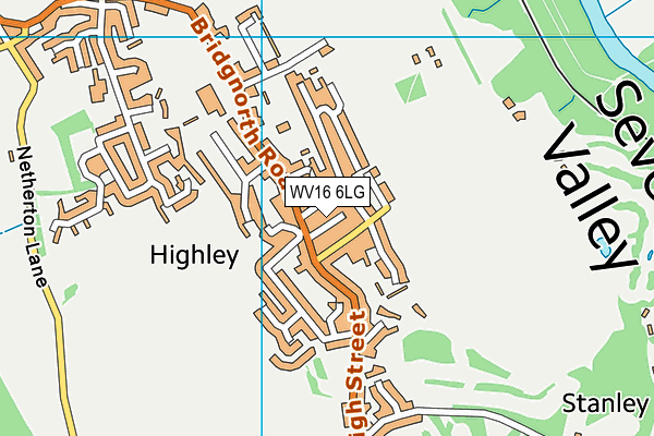 WV16 6LG map - OS VectorMap District (Ordnance Survey) WV16 6LG map - OS VectorMap District (Ordnance Survey)