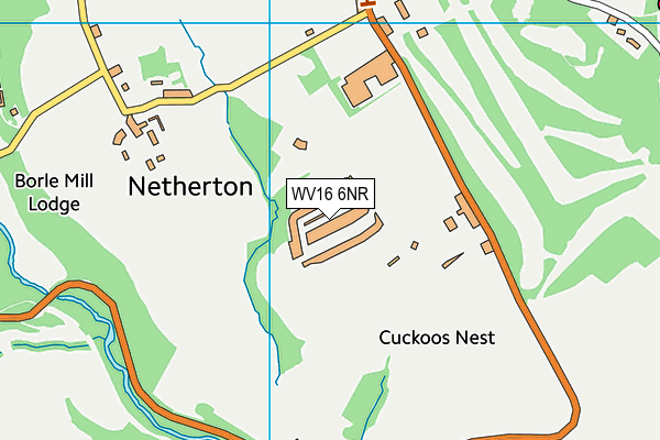 WV16 6NR map - OS VectorMap District (Ordnance Survey) WV16 6NR map - OS VectorMap District (Ordnance Survey)