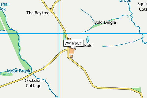 WV16 6QY map - OS VectorMap District (Ordnance Survey) WV16 6QY map - OS VectorMap District (Ordnance Survey)