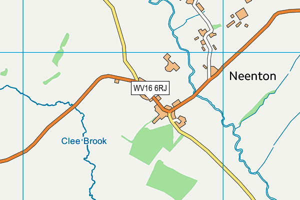 WV16 6RJ map - OS VectorMap District (Ordnance Survey) WV16 6RJ map - OS VectorMap District (Ordnance Survey)