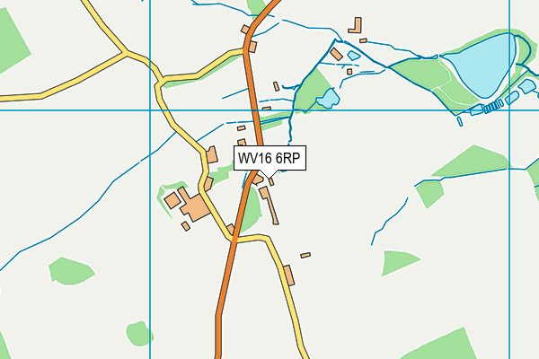 WV16 6RP map - OS VectorMap District (Ordnance Survey) WV16 6RP map - OS VectorMap District (Ordnance Survey)