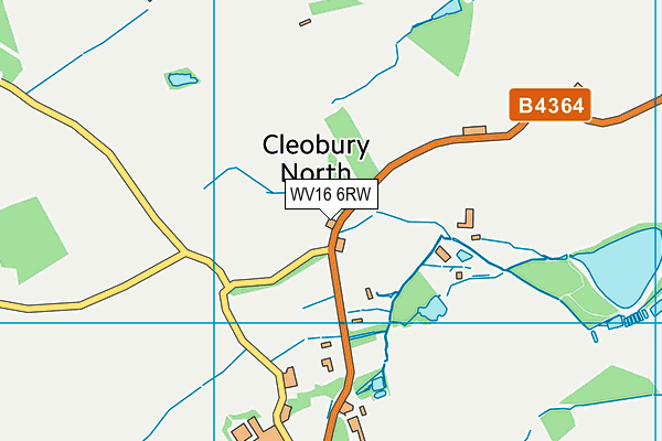WV16 6RW map - OS VectorMap District (Ordnance Survey) WV16 6RW map - OS VectorMap District (Ordnance Survey)