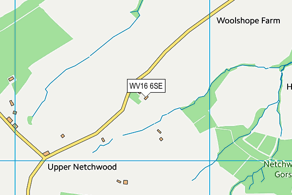 WV16 6SE map - OS VectorMap District (Ordnance Survey) WV16 6SE map - OS VectorMap District (Ordnance Survey)