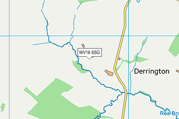 WV16 6SG map - OS VectorMap District (Ordnance Survey) WV16 6SG map - OS VectorMap District (Ordnance Survey)