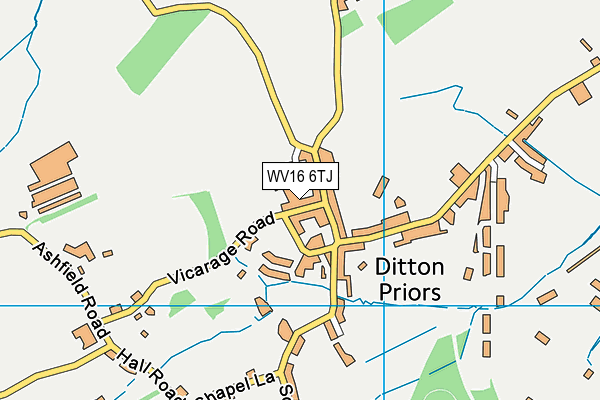 WV16 6TJ map - OS VectorMap District (Ordnance Survey) WV16 6TJ map - OS VectorMap District (Ordnance Survey)