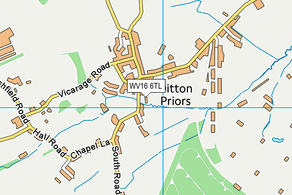 WV16 6TL map - OS VectorMap District (Ordnance Survey) WV16 6TL map - OS VectorMap District (Ordnance Survey)