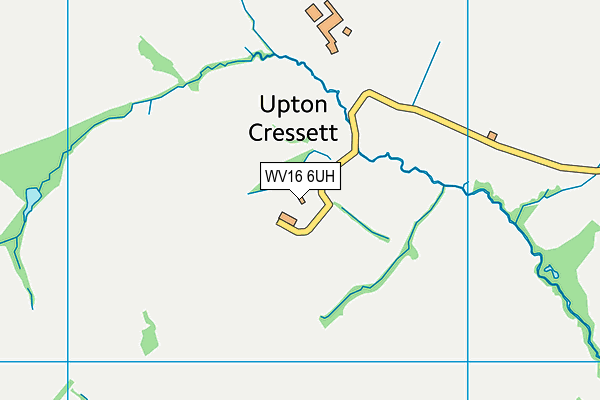 WV16 6UH map - OS VectorMap District (Ordnance Survey) WV16 6UH map - OS VectorMap District (Ordnance Survey)