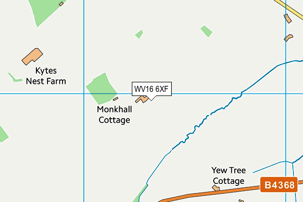 WV16 6XF map - OS VectorMap District (Ordnance Survey) WV16 6XF map - OS VectorMap District (Ordnance Survey)