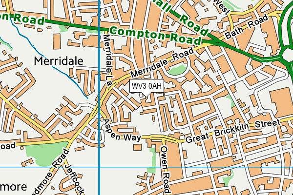 WV3 0AH map - OS VectorMap District (Ordnance Survey) WV3 0AH map - OS VectorMap District (Ordnance Survey)