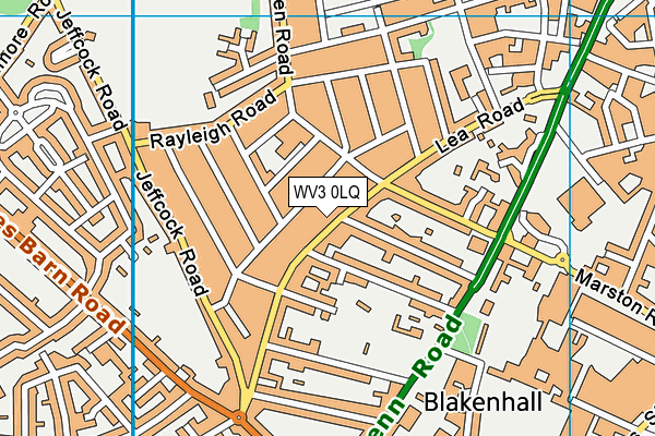 WV3 0LQ map - OS VectorMap District (Ordnance Survey) WV3 0LQ map - OS VectorMap District (Ordnance Survey)