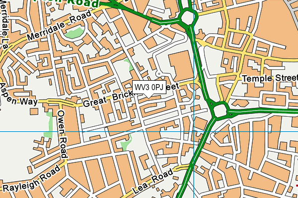 WV3 0PJ map - OS VectorMap District (Ordnance Survey) WV3 0PJ map - OS VectorMap District (Ordnance Survey)