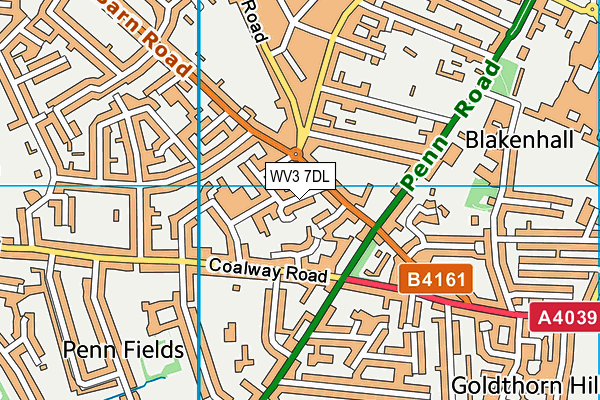 WV3 7DL map - OS VectorMap District (Ordnance Survey) WV3 7DL map - OS VectorMap District (Ordnance Survey)